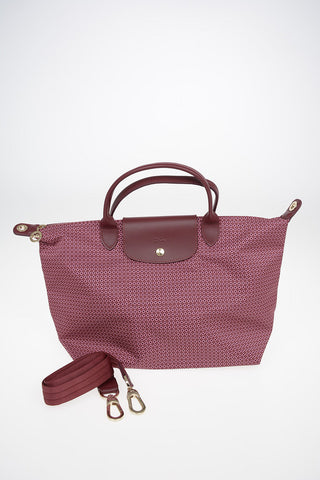 Printed Fabric LE PLIAGE Tote Bag with Removable Shoulder Strap