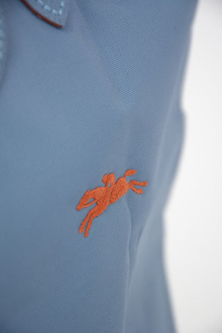 Fabric Shopping Bag with Leather Trimmings