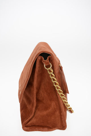 Suede Saddle Bag
