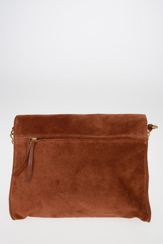 Suede Saddle Bag