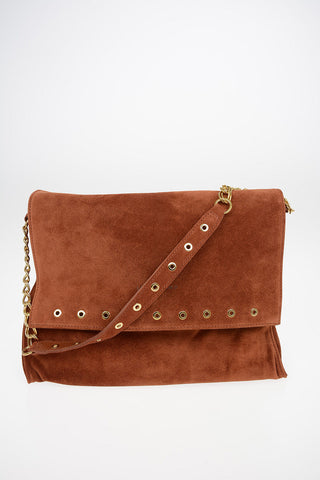 Suede Saddle Bag