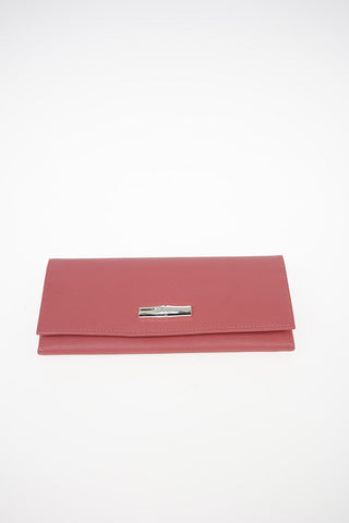 Leather Wallet with Outer Pocket
