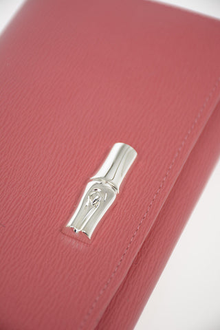 Leather Wallet with Outer Pocket