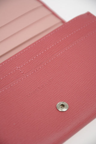 Leather Wallet with Outer Pocket
