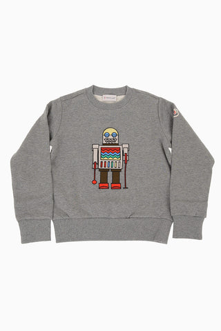 Robot Embroidered Sweatshirt