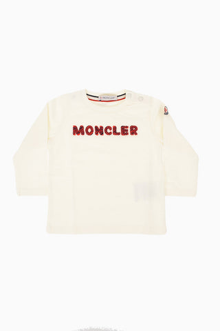 T-shirt in Cotone Stretch Ricamata