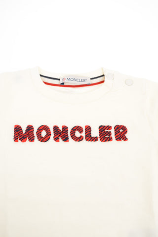 T-shirt in Cotone Stretch Ricamata