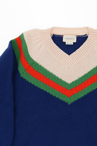 Wool V-neck Sweater