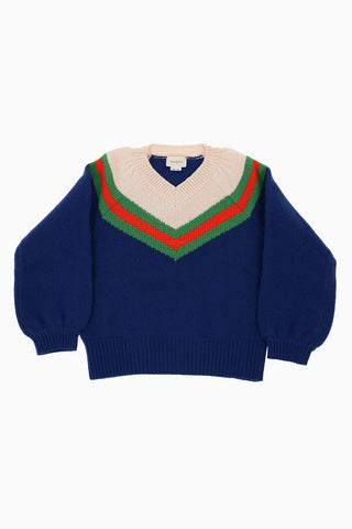 Wool V-neck Sweater