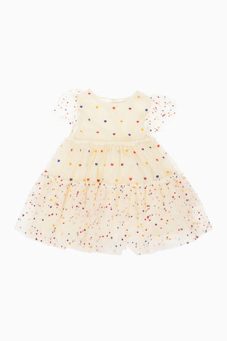 Embroidered Tulle Dress