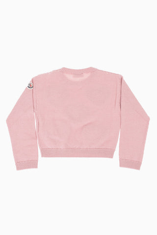 Virgin Wool Heart Embroidered Sweater