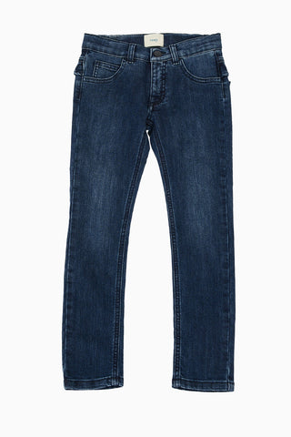 Stretch Denim Frilled Jeans