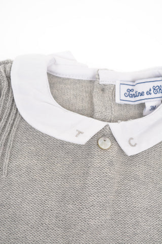 Cashmere and Cotton Romper Suit