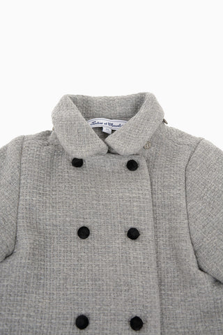 Double Breasted Coat with Fur