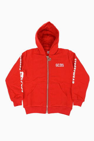 Felpa con Zip e Cappuccio