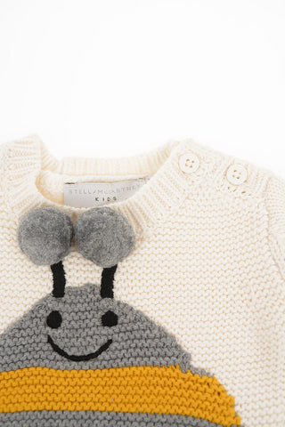Wool and Cotton Embroidered Sweater
