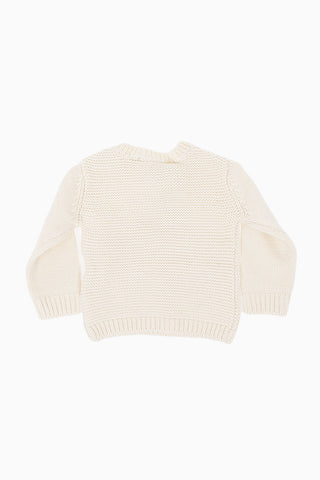 Wool and Cotton Embroidered Sweater