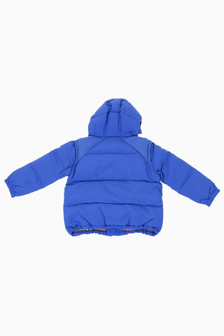 Nylon Hooded Down Jacket