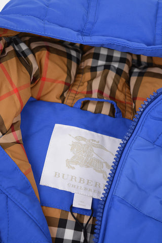 Nylon Hooded Down Jacket