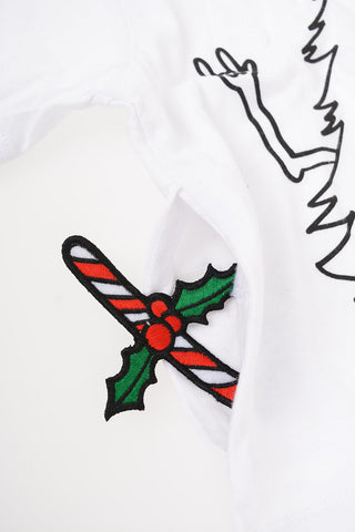 T-shirt con Patch Removibili