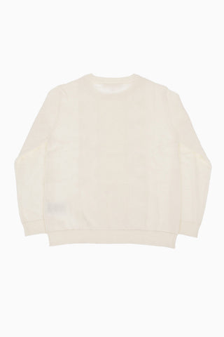 Wool and Cotton Embroidered Sweater