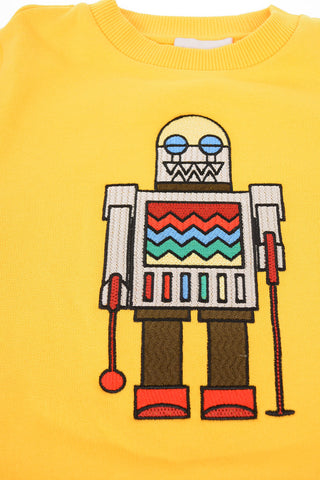 Robot Embroidered Sweatshirt