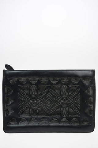 Leather Pouch with Mosaic Applications
