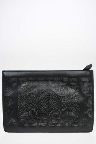 Leather Pouch with Mosaic Applications