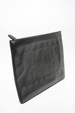 Leather Pouch with Mosaic Applications