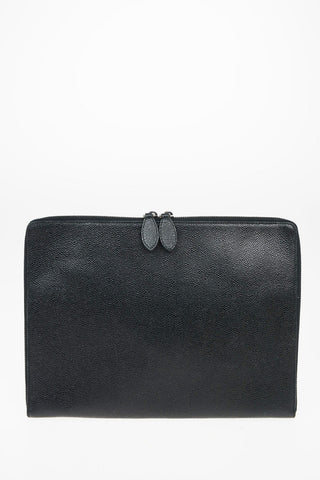 Leather Maxi Clutch