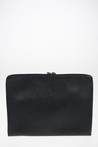 Leather Maxi Clutch