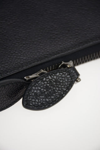 Leather Maxi Clutch