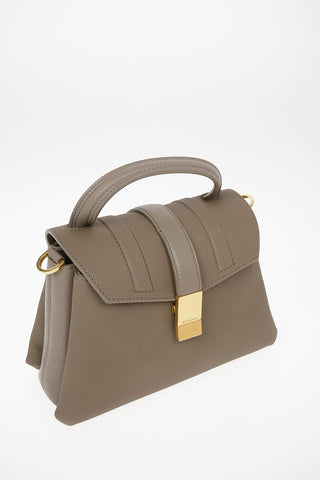 Leather Bag With Double Removable Shoulder Strap