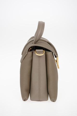 Leather Bag With Double Removable Shoulder Strap