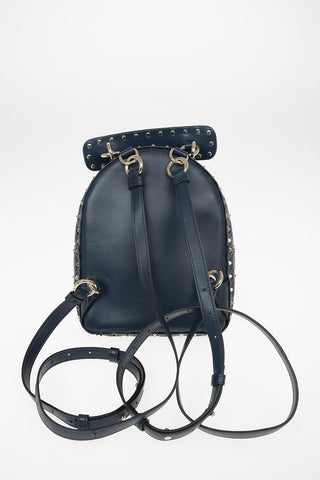 Leather Backpack ROCKSTUD with Removable Shoulder Straps