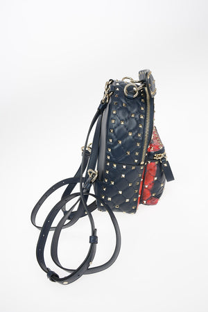 Leather Backpack ROCKSTUD with Removable Shoulder Straps
