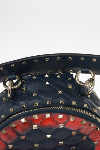 Leather Backpack ROCKSTUD with Removable Shoulder Straps