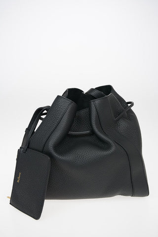 Textured Leather SMALL MILLIE Bucket Bag