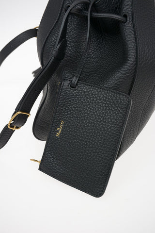 Textured Leather SMALL MILLIE Bucket Bag