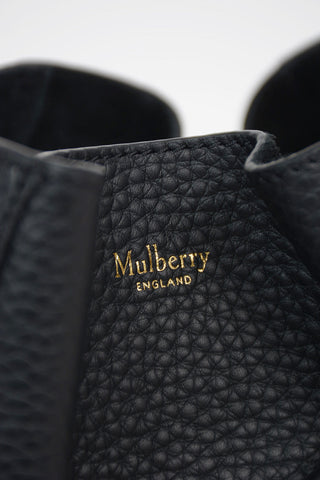 Textured Leather SMALL MILLIE Bucket Bag