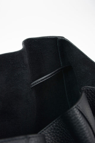 Textured Leather SMALL MILLIE Bucket Bag