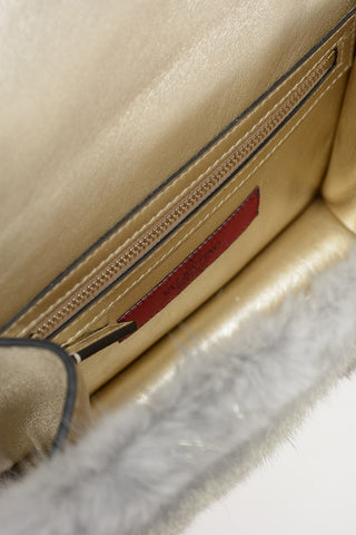Mink Fur Mini Shoulder Bag 
