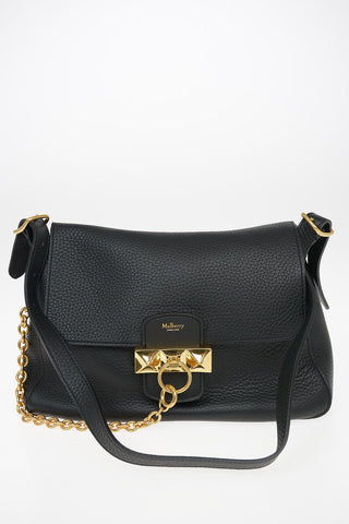 Leather Hobo Bag KEELEY with Chain Detail