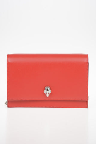 Leather SKULL Mini shoulder bag