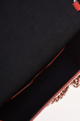 Leather SKULL Mini shoulder bag