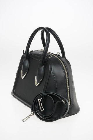 bowler bag with removable shoulder strap