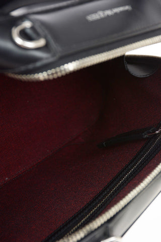 bowler bag with removable shoulder strap