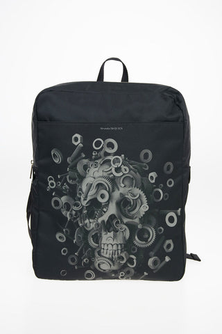 Fabric Printed SKULL Backpack