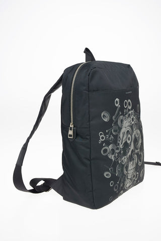 Fabric Printed SKULL Backpack