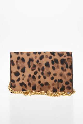 Animal Printed Ponyskin SKULL shoulder bag